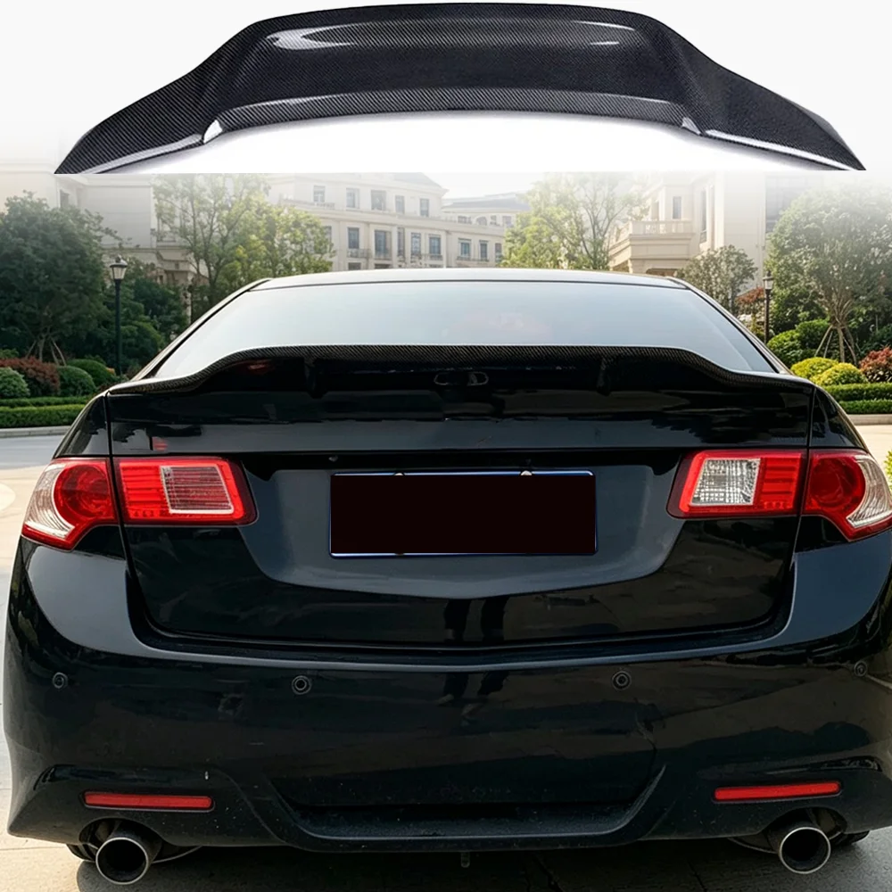 Suitable for2009-2013 Siborui CL9 Acura TSX high-quality carbon fiber luggage R-shaped tail wing pressure wing rear spoiler
Suitable for2009-2013 Siborui CL9 Acura TSX high-quality carbon fiber luggage R-shaped tail wing pressure wing rear spoiler