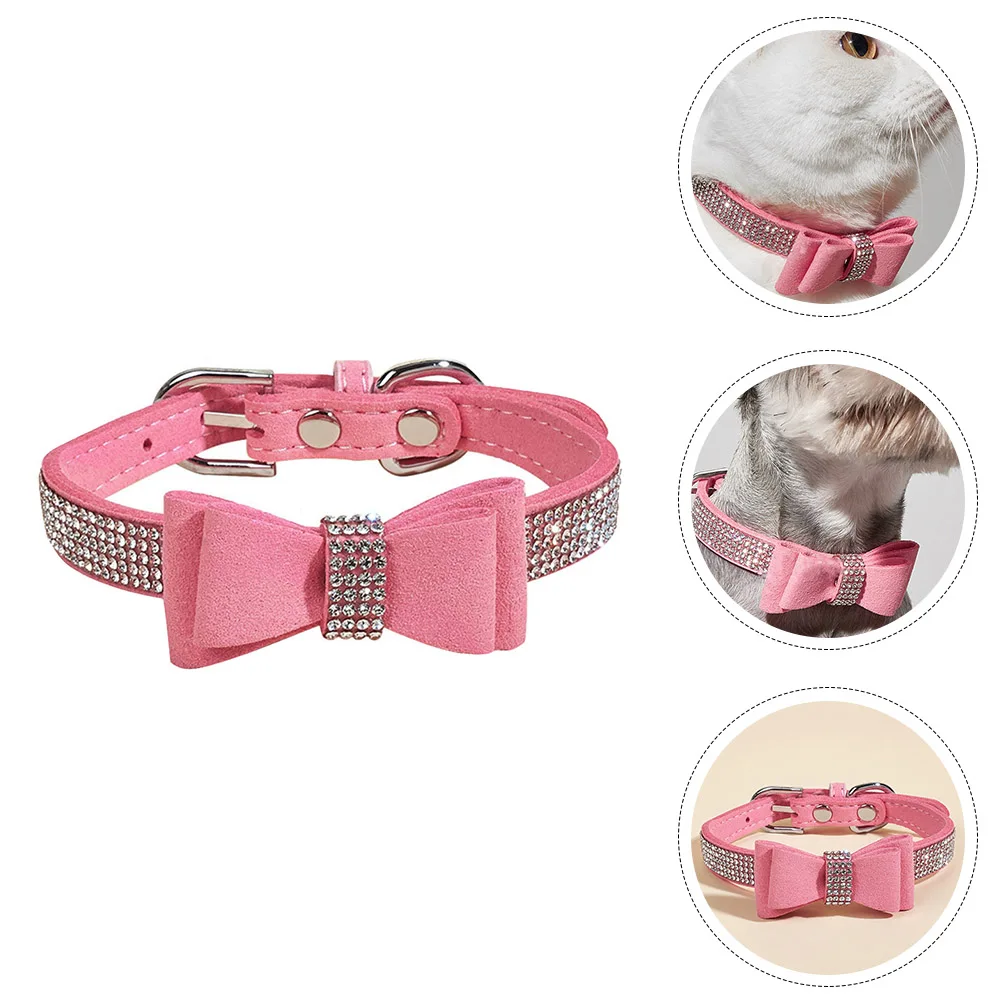 Necklace Convenient Dog Collar for Dogs Collars Bow Tie Easy to Use Girl Microfiber Adjustable
Necklace Convenient Dog Collar for Dogs Collars Bow Tie Easy to Use Girl Microfiber Adjustable