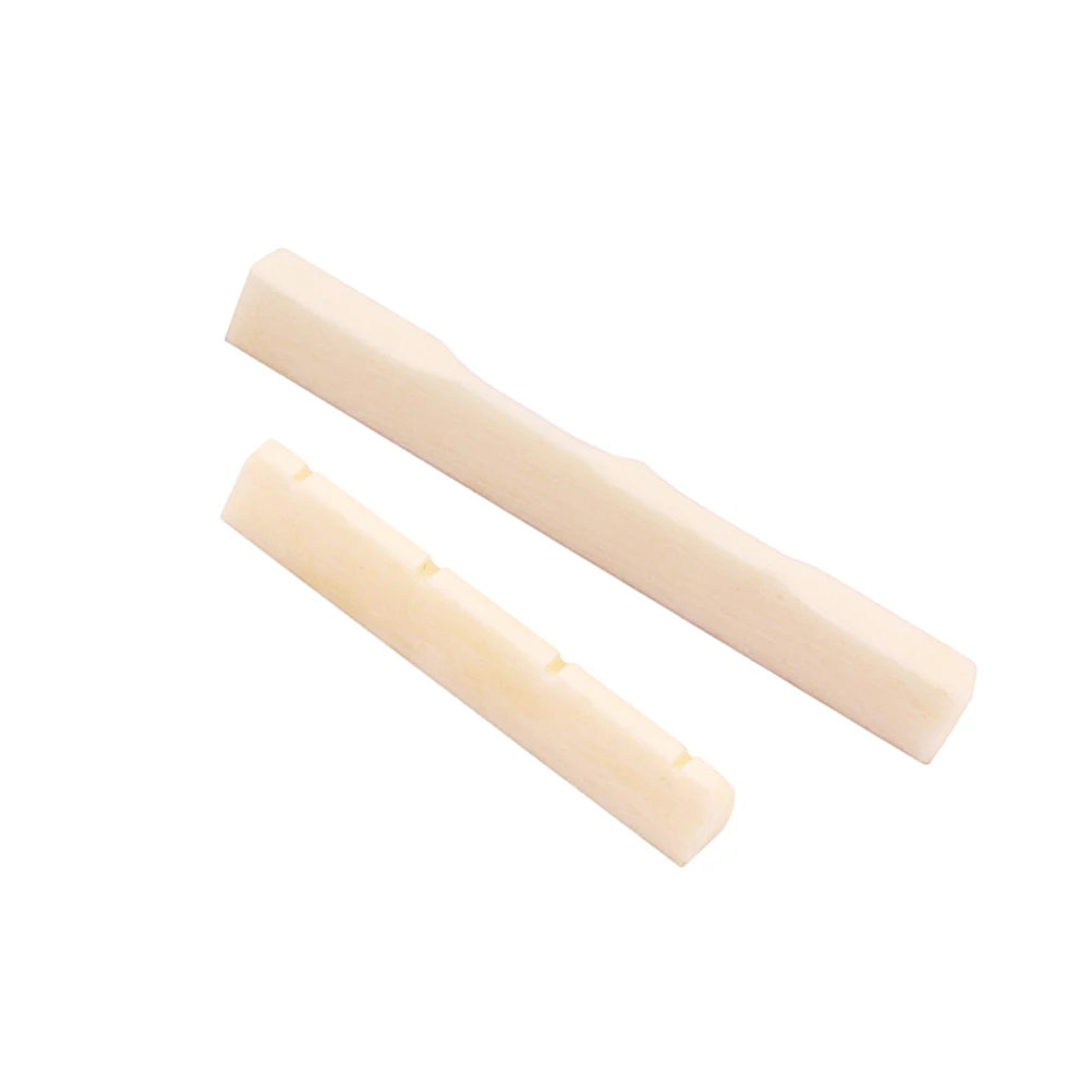 Ukulele Guitar Sound Improvement Saddle and Nut Kit Ballad Replacement Accessory Parts 
Ukulele Guitar Sound Improvement Saddle and Nut Kit Ballad Replacement Accessory Parts