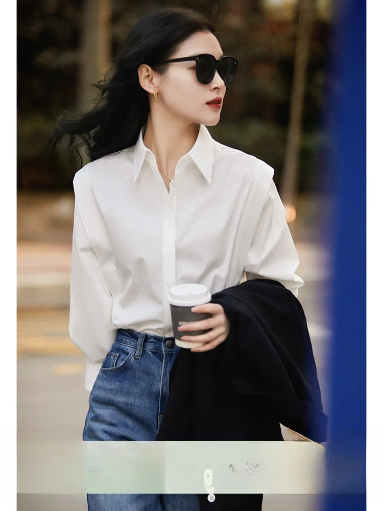 Xhange Cotton Poplin Shirt Tailored Commute Long Sleeve Spring 2026 Women's Business Casual Patchwork Shirt Breathable
Xhange Cotton Poplin Shirt Tailored Commute Long Sleeve Spring 2026 Women's Business Casual Patchwork Shirt Breathable