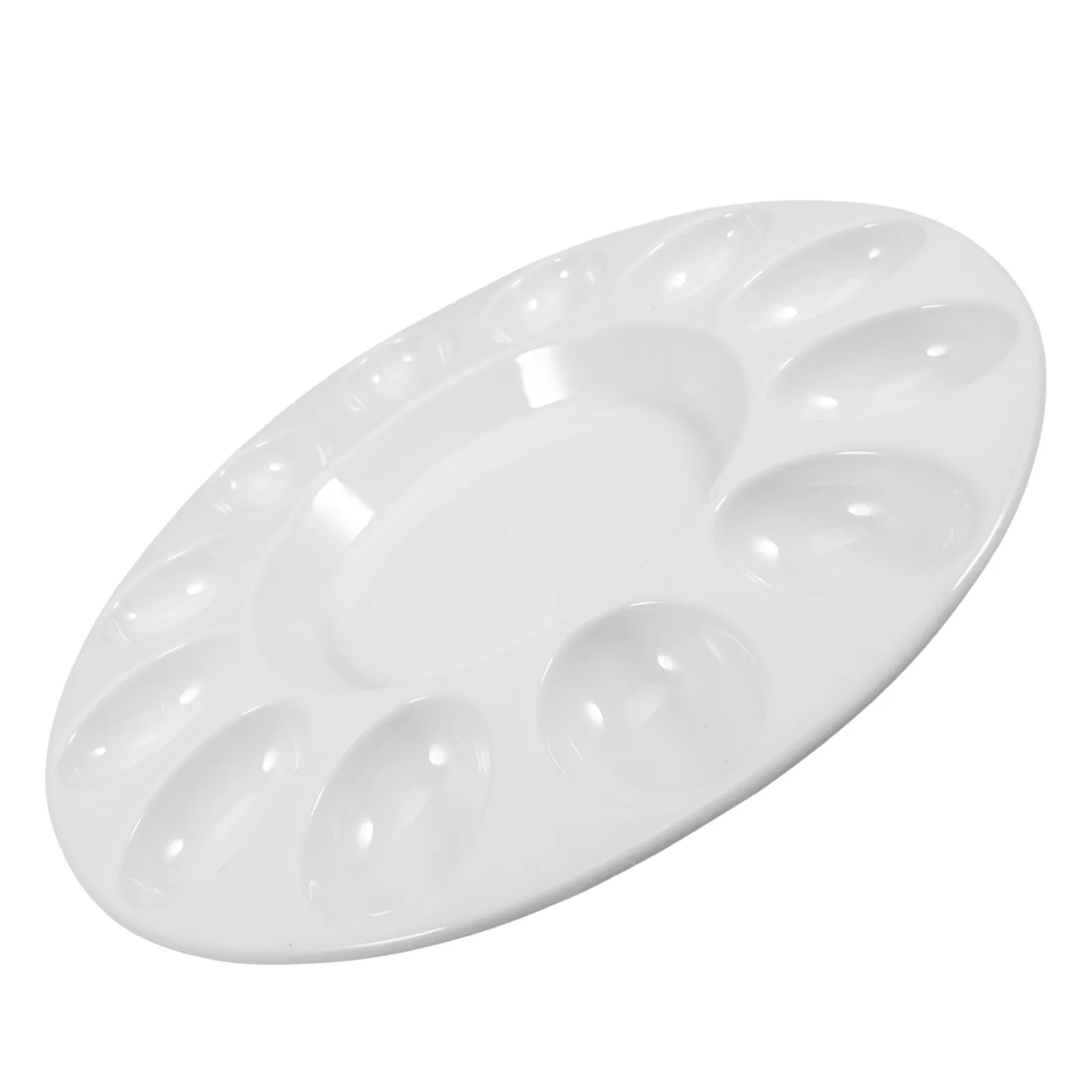 Ceramic Deviled Egg Platter Easter Egg Serving Tray Non-Stick Easy Clean Reusable Multi-Compartment Flat Bottom for Home
Ceramic Deviled Egg Platter Easter Egg Serving Tray Non-Stick Easy Clean Reusable Multi-Compartment Flat Bottom for Home