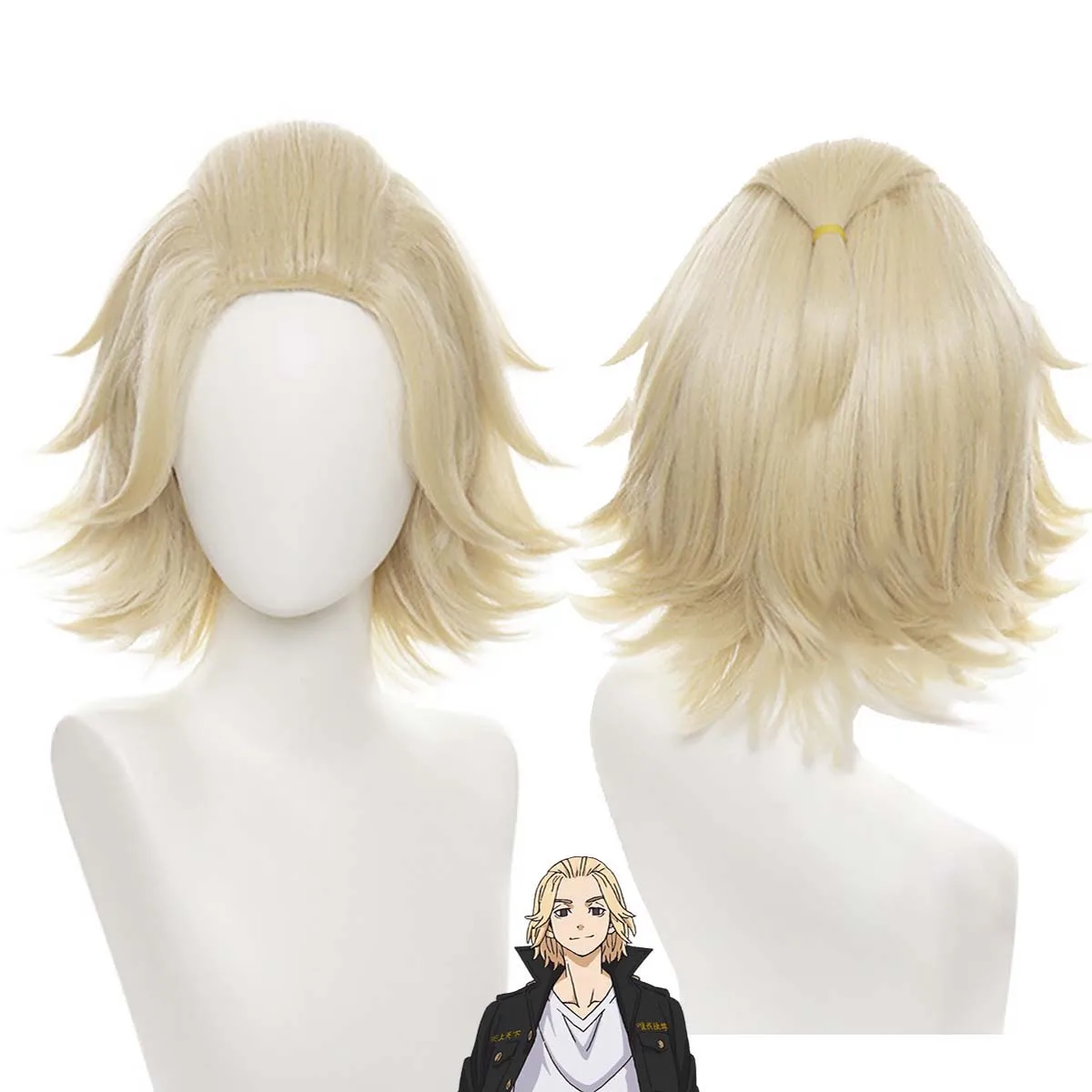 Anime Cosplay Tokyo Revengers Manjiro Sano Light Blonde Short Hair Heat-Resistant High Temperature Wig
Anime Cosplay Tokyo Revengers Manjiro Sano Light Blonde Short Hair Heat-Resistant High Temperature Wig