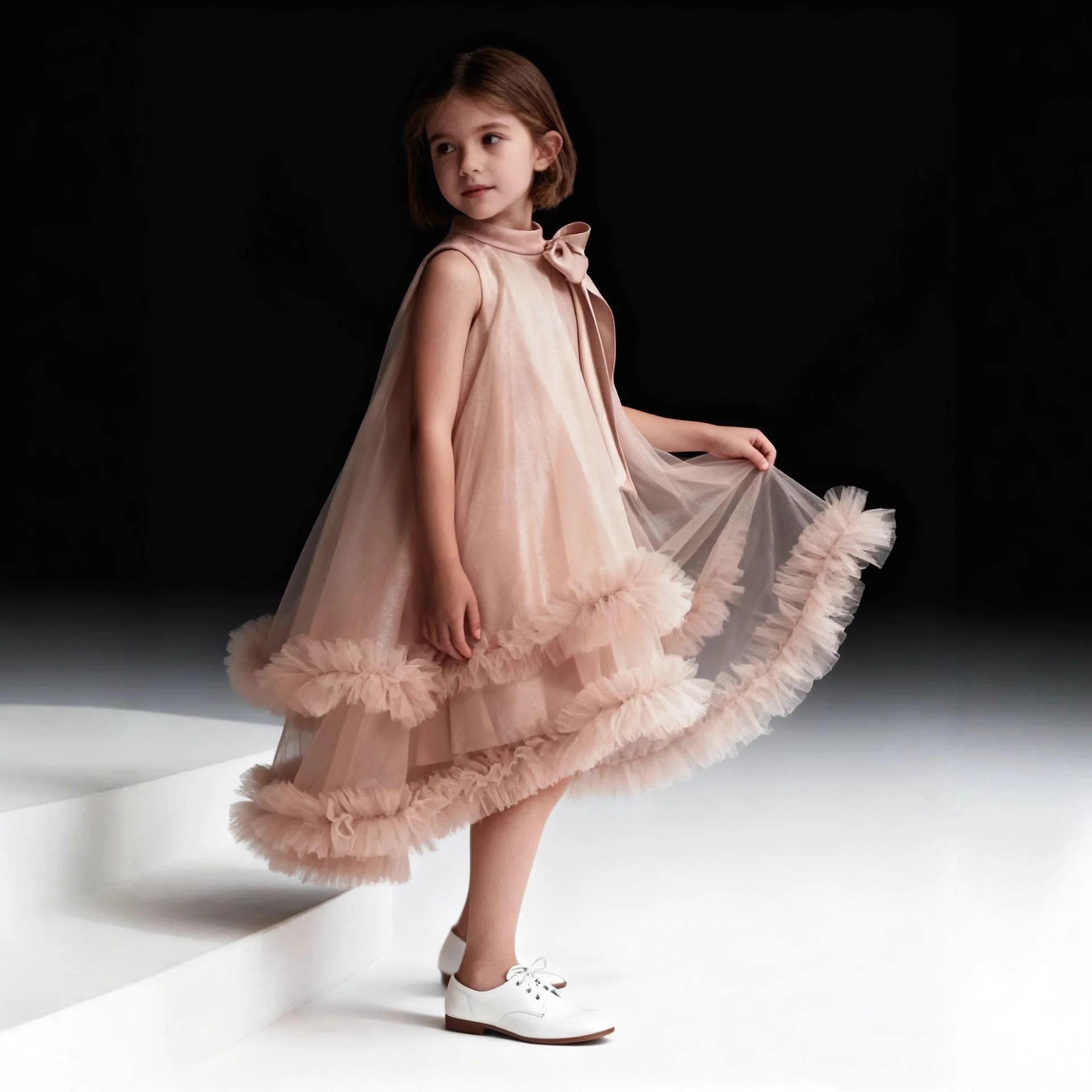 Новинка 2025, детское платье на день рождения, французское платье без рукавов с подвесным воротником, модное банкетное вечернее платье
Новинка 2025, детское платье на день рождения, французское платье без рукавов с подвесным воротником, модное банкетное вечернее платье