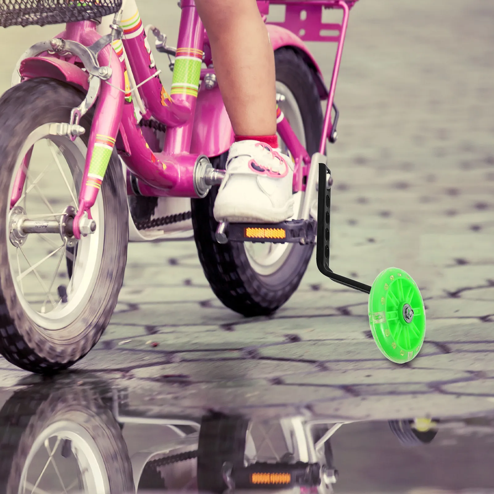 1 Pair Wear-Resistant Training Wheels For Kids Bike Replaceable Children Auxiliary Stabiliser Adjustable Smooth Quiet Ride
1 Pair Wear-Resistant Training Wheels For Kids Bike Replaceable Children Auxiliary Stabiliser Adjustable Smooth Quiet Ride