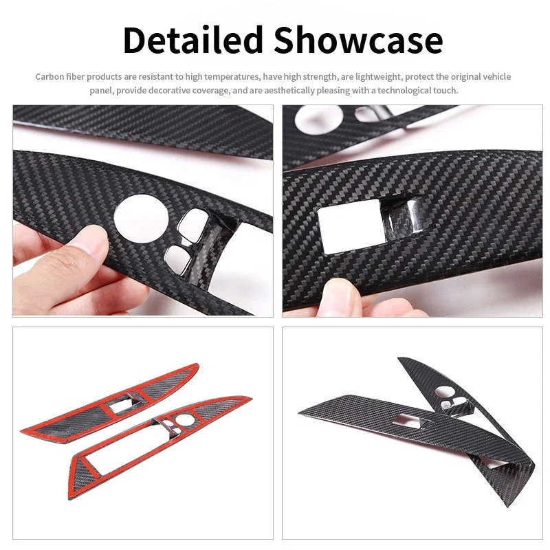 For BMW 8 Series G14 Real Dry Carbon Fiber Power Window Switch cover Trim panle Interior Modification Accessories 2019-2022
For BMW 8 Series G14 Real Dry Carbon Fiber Power Window Switch cover Trim panle Interior Modification Accessories 2019-2022