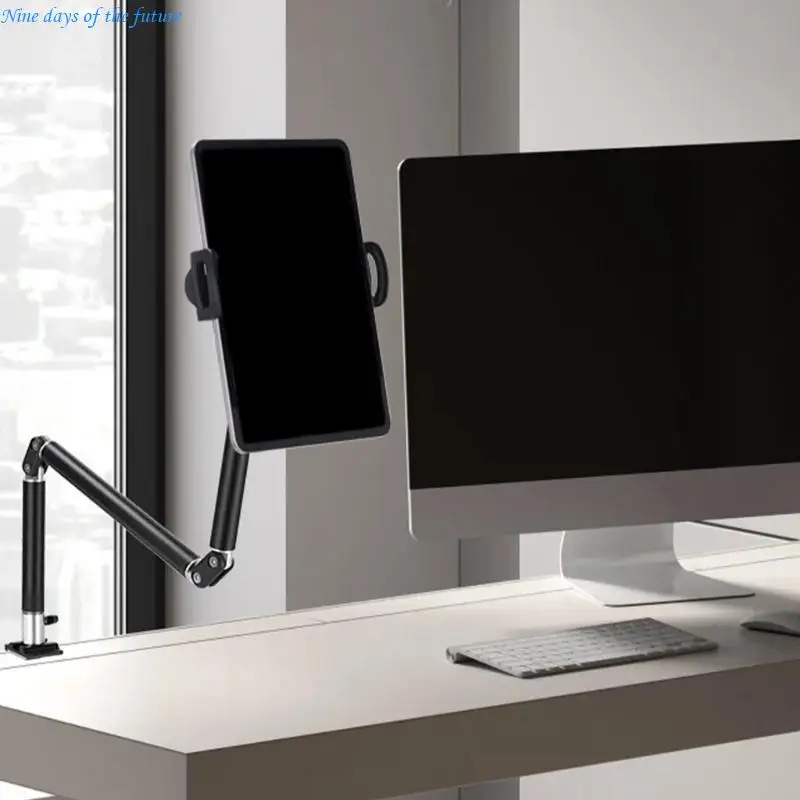 Phone and Tablet Holder Bed Mount Aluminum Long Arm Foldable Lazy Stand 360 Degree Rotatable for Phone Tablet E65A
Phone and Tablet Holder Bed Mount Aluminum Long Arm Foldable Lazy Stand 360 Degree Rotatable for Phone Tablet E65A
