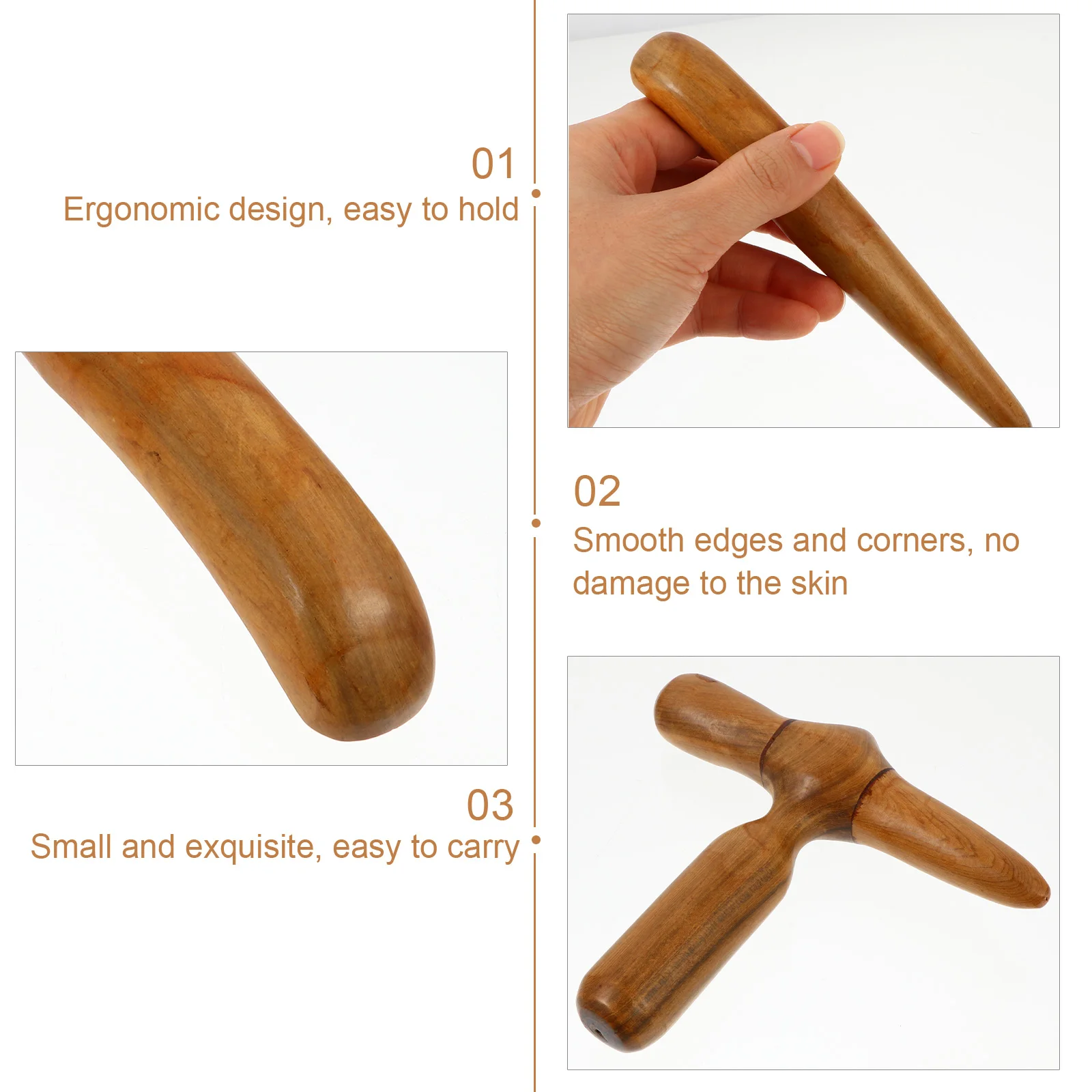 2pcs Gua Sha Massage Board Natural Wood Scraping Tool For Face Body Shoulder Ergonomic Design Smooth Texture Gentle Skincare
2pcs Gua Sha Massage Board Natural Wood Scraping Tool For Face Body Shoulder Ergonomic Design Smooth Texture Gentle Skincare