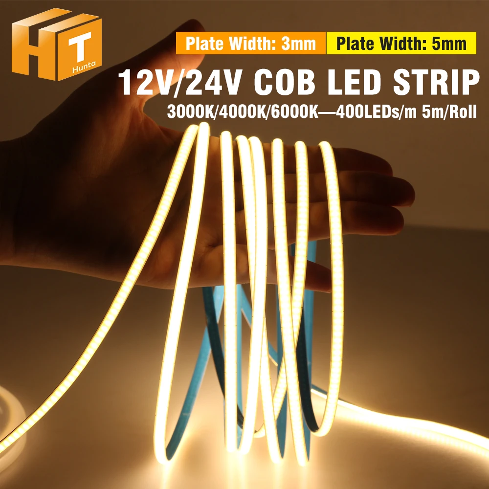 DC12V 24V COB Светодиодная лента 3000K 4000K 6000K Высокая яркость 400LEDs/m Высокая гибкая светодиодная лампа для наружной гостиной в помещении
DC12V 24V COB Светодиодная лента 3000K 4000K 6000K Высокая яркость 400LEDs/m Высокая гибкая светодиодная лампа для наружной гостиной в помещении