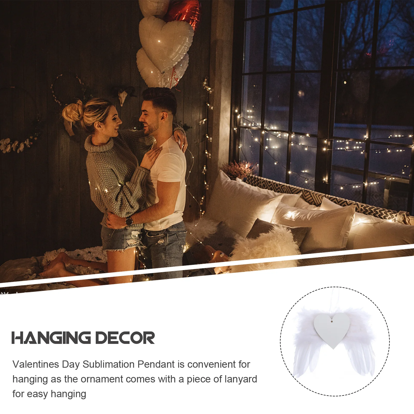 Angel Wings MDF naments DIY Sublimation Pendants Decorative Wall Hanging Valentine Day Party Craft Personalized Pendents
Angel Wings MDF naments DIY Sublimation Pendants Decorative Wall Hanging Valentine Day Party Craft Personalized Pendents