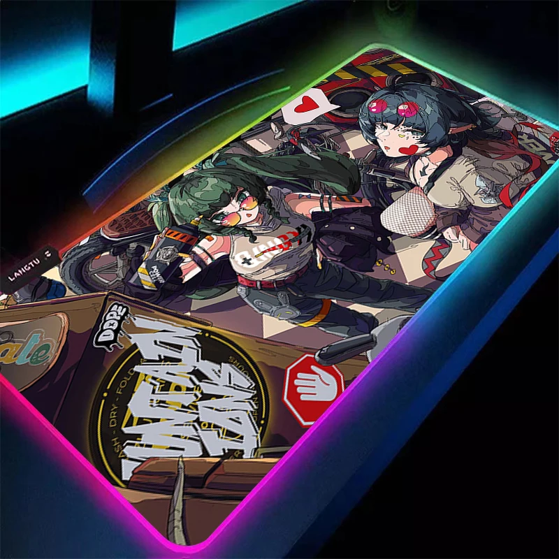 LED Mouse Pad Gaming Computer Gamer Laptop Zenless Zone Zero Qingyi Keyboard Pad RGB Cute Mousepad Non-Slip Rubber ZZZ Table Pad
LED Mouse Pad Gaming Computer Gamer Laptop Zenless Zone Zero Qingyi Keyboard Pad RGB Cute Mousepad Non-Slip Rubber ZZZ Table Pad