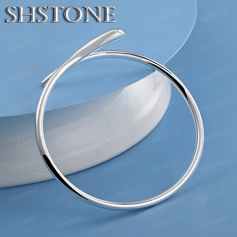 Charm 925 Sterling Silver Water Droplet Bangle For Men Women Birthday Engagements Wedding Party Fine Elegant Jewelry Accessories
Charm 925 Sterling Silver Water Droplet Bangle For Men Women Birthday Engagements Wedding Party Fine Elegant Jewelry Accessories