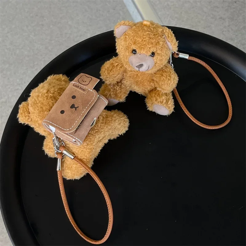 Plush Bear Backpack Case for AirPods 4 Airpod 1 2 3 Pro Pro2 Bluetooth Earbuds Charging Box Protective Earphone Case Cover
Plush Bear Backpack Case for AirPods 4 Airpod 1 2 3 Pro Pro2 Bluetooth Earbuds Charging Box Protective Earphone Case Cover