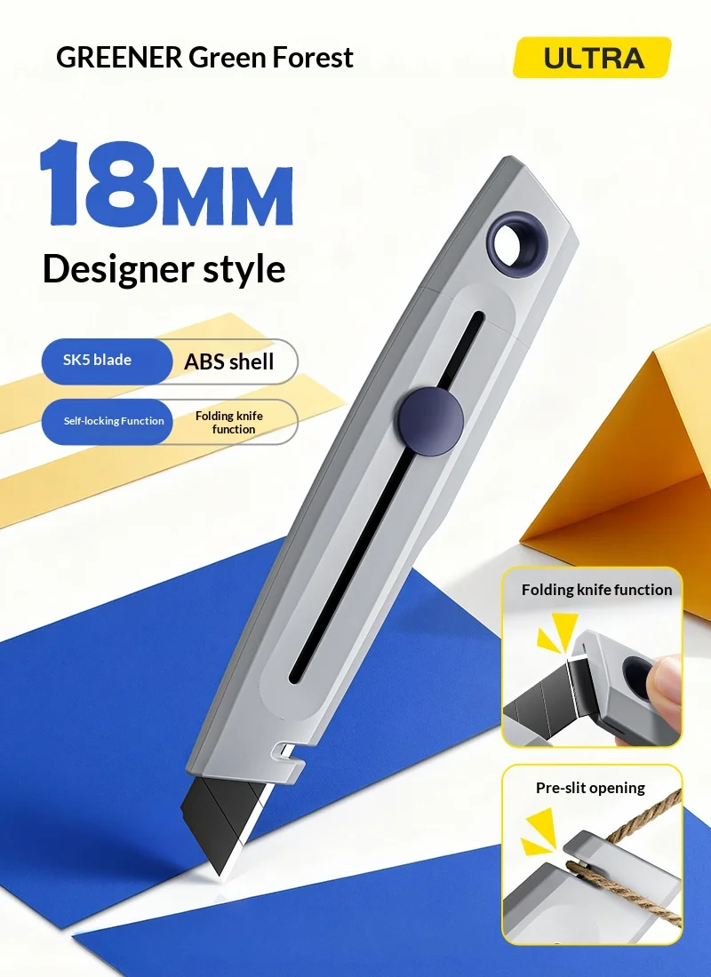 Многофункциональный художественный нож из нержавеющей стали с пластиковой ручкой, нож для резки бумаги, инструменты для домашнего декора и строительных работ
Многофункциональный художественный нож из нержавеющей стали с пластиковой ручкой, нож для резки бумаги, инструменты для домашнего декора и строительных работ