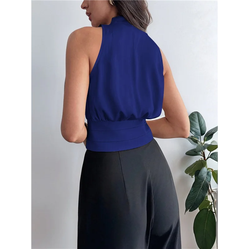 AG-Women's Pleated V Neck Sleeveless Blouses Office Dressy Shirts
AG-Women's Pleated V Neck Sleeveless Blouses Office Dressy Shirts