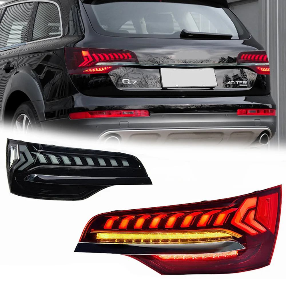 LED Tail Lights for AUDI Q7 2006-2015 new style full led DRL Car Taillights Assembly Signal Auto Accessories Modified Lamp
LED Tail Lights for AUDI Q7 2006-2015 new style full led DRL Car Taillights Assembly Signal Auto Accessories Modified Lamp