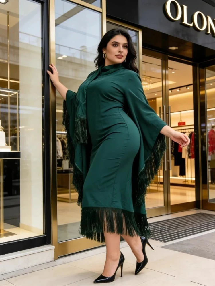 Plus Size African Party Evening Dresses for Women 2026 Spring Autumn Fashion African Long Sleeve Tassel Long Maxi Dress Gowns
Plus Size African Party Evening Dresses for Women 2026 Spring Autumn Fashion African Long Sleeve Tassel Long Maxi Dress Gowns