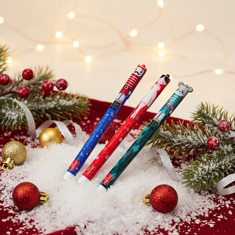 Cartoon Erasable Gel Pens Christmas Edition Pens With Eraser For Students Writing Pen Stationery Birthday New Year Gift with
Cartoon Erasable Gel Pens Christmas Edition Pens With Eraser For Students Writing Pen Stationery Birthday New Year Gift with