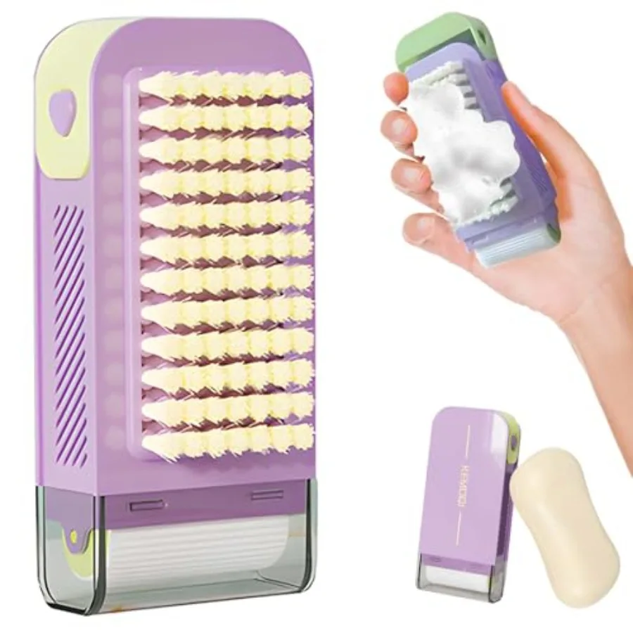 Multifunctional Foaming Soap Box with Roller and Scrubber - Portable Travel Soap Case for Bathroom Kitchen Dorm and Outdoor Use
Multifunctional Foaming Soap Box with Roller and Scrubber - Portable Travel Soap Case for Bathroom Kitchen Dorm and Outdoor Use