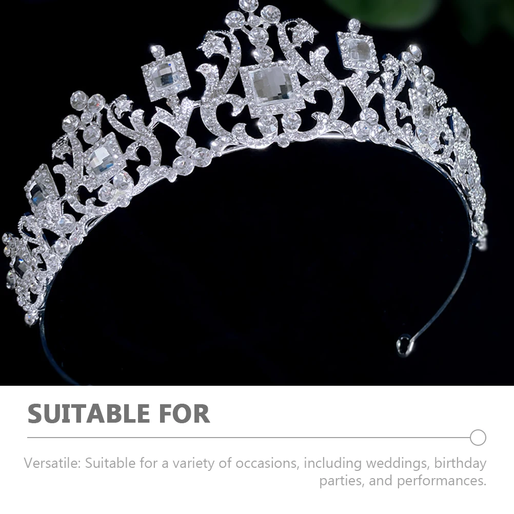 Crystal Crown Rhinestone Wedding Bridal Headpiece Ladies Princess Bride Accessories Solid Alloy Durability Performance Baroque
Crystal Crown Rhinestone Wedding Bridal Headpiece Ladies Princess Bride Accessories Solid Alloy Durability Performance Baroque