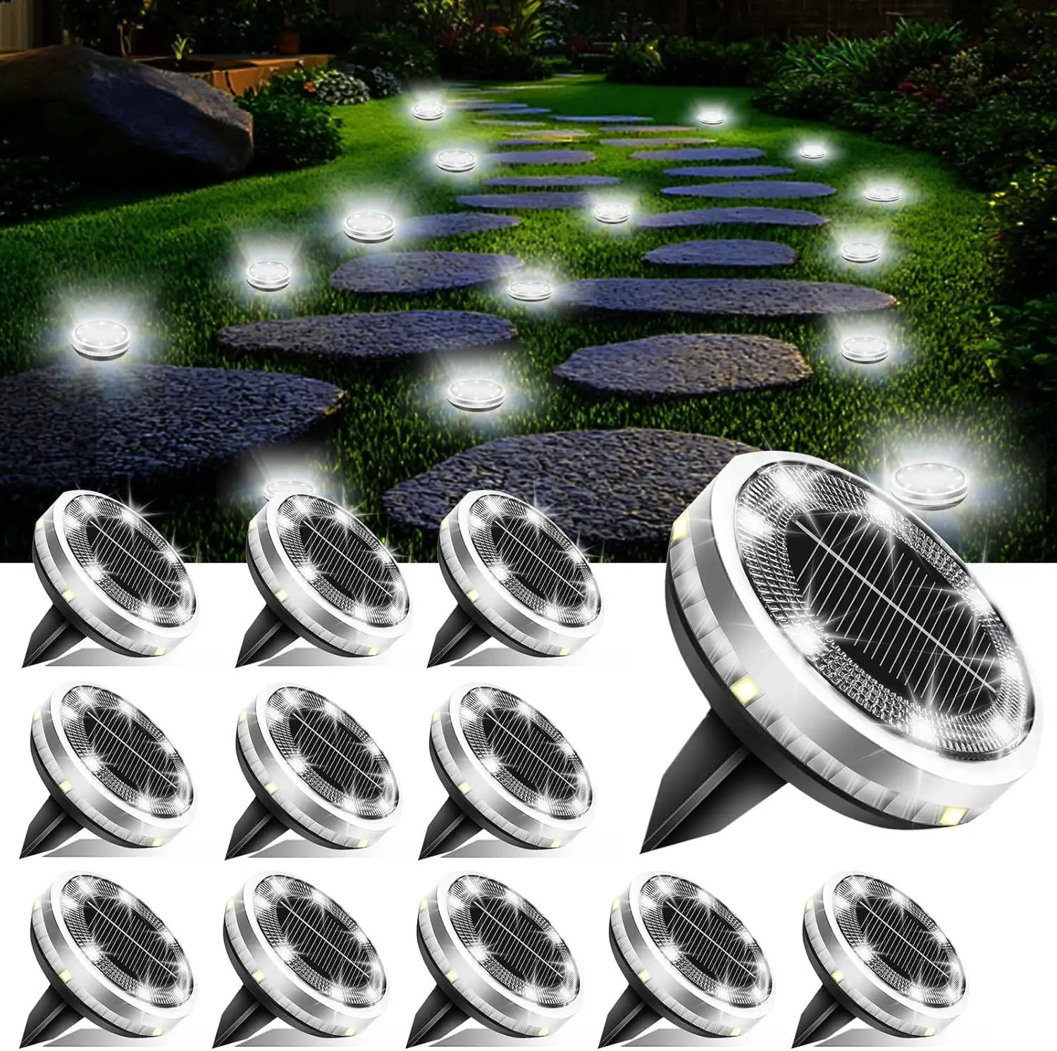 3/6pc Outdoor solar ground-mounted lamps - portable grounding lamps, suitable for garden, courtyard, garden paths, lawns
3/6pc Outdoor solar ground-mounted lamps - portable grounding lamps, suitable for garden, courtyard, garden paths, lawns