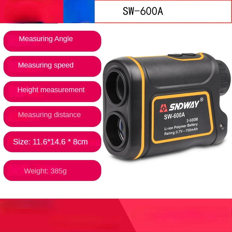 SW600A Telescope rangefinder Outdoor 1000m HD golf rangefinder Angle and height measurement
SW600A Telescope rangefinder Outdoor 1000m HD golf rangefinder Angle and height measurement