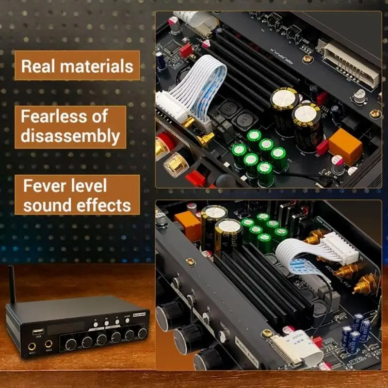 2026 New 2.0/5.0/5.1 Sound Amplifier Wireless Bluetooth-compatible Subwoofer Amplifier Board 200W 2.0/5.0/5.1 Channel Speaker
2026 New 2.0/5.0/5.1 Sound Amplifier Wireless Bluetooth-compatible Subwoofer Amplifier Board 200W 2.0/5.0/5.1 Channel Speaker