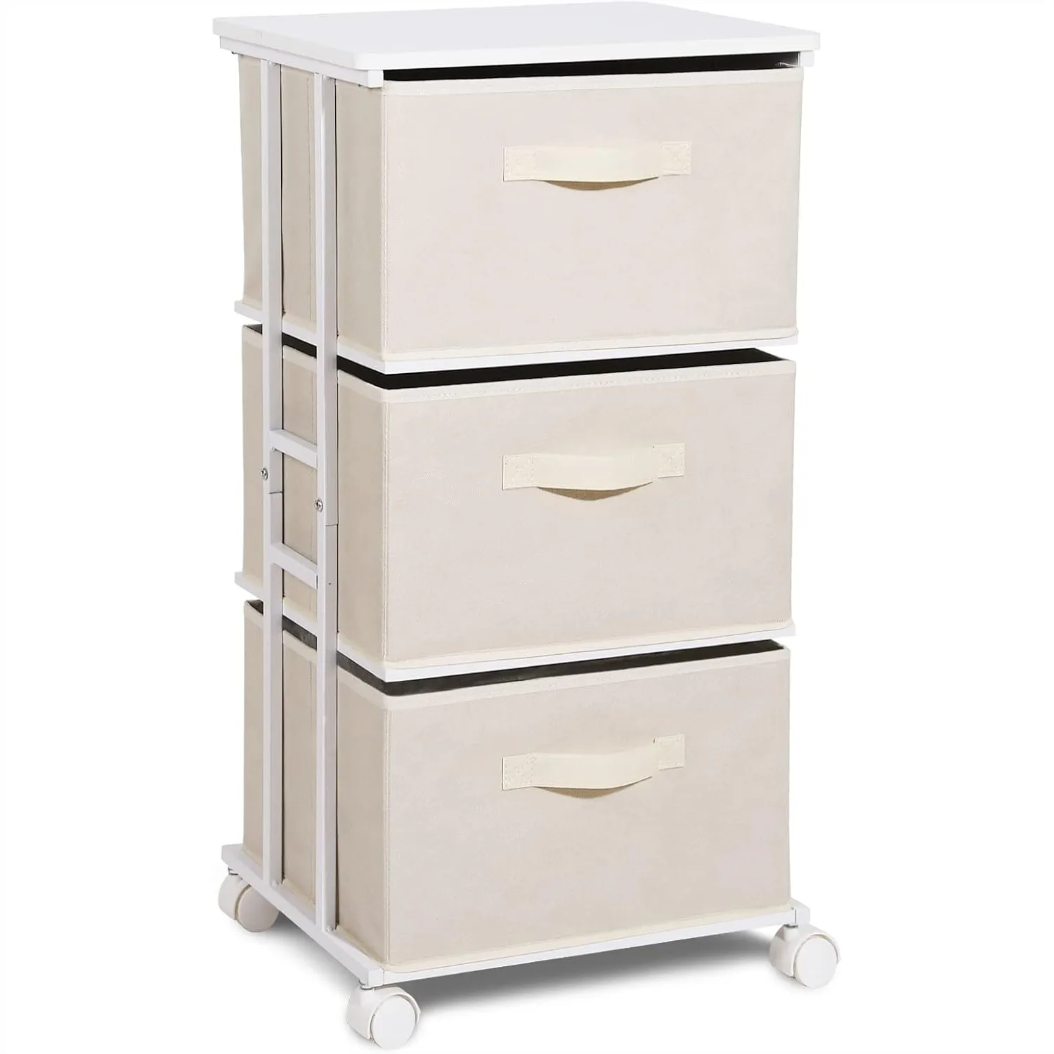 Dresser Tower with 3 Drawers for Bedroom, Fabric Storage Organizer Unit, Chest of Drawers with Wood Top, Small Vertical Storage
Dresser Tower with 3 Drawers for Bedroom, Fabric Storage Organizer Unit, Chest of Drawers with Wood Top, Small Vertical Storage
