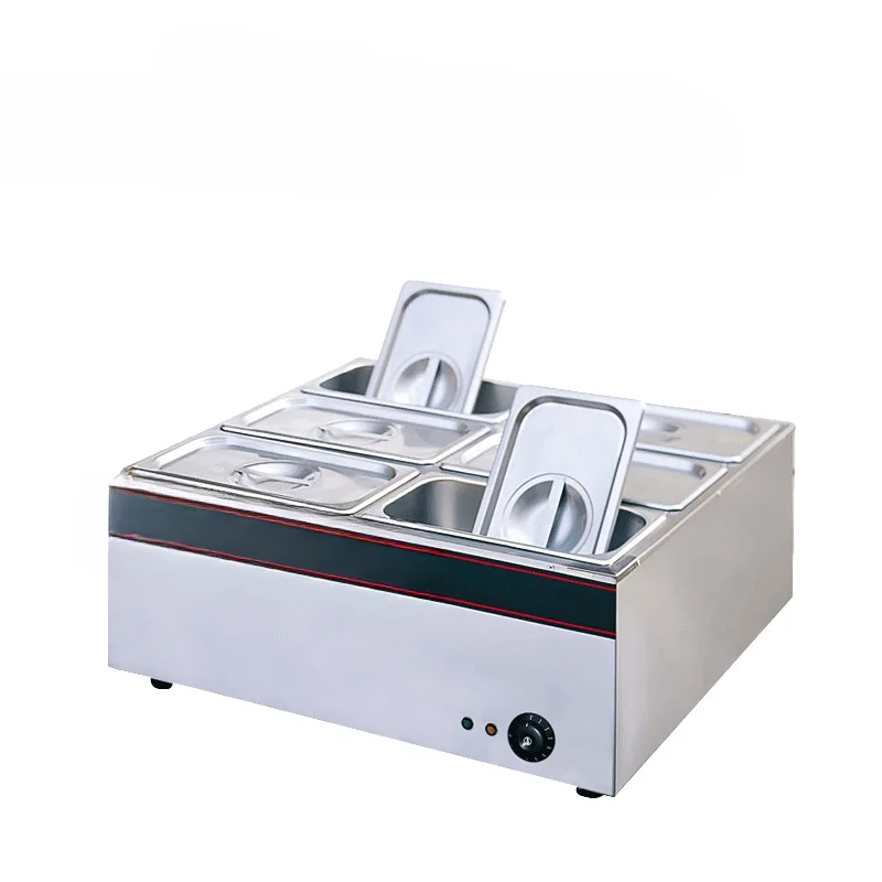 BS-6V desktop electric heating and insulation soup pond fast food dishes display stand, snack entrepreneurship equipment
BS-6V desktop electric heating and insulation soup pond fast food dishes display stand, snack entrepreneurship equipment