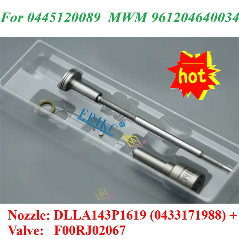0445120089 Diesel Injector Overhaul Kit Nozzle DLLA143P1619 (0433171988) Valve F00RJ02067 For MWM 961204640034
0445120089 Diesel Injector Overhaul Kit Nozzle DLLA143P1619 (0433171988) Valve F00RJ02067 For MWM 961204640034
