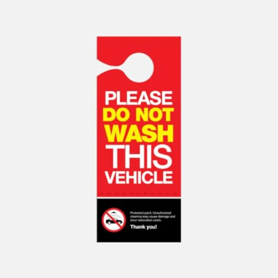 Double Sided- Do Not Wash This Vehicle - Por Favor No Lave este vehículo- 5 Pack for Ceramic Coated and Waxed Vehicles Dealersh
Double Sided- Do Not Wash This Vehicle - Por Favor No Lave este vehículo- 5 Pack for Ceramic Coated and Waxed Vehicles Dealersh