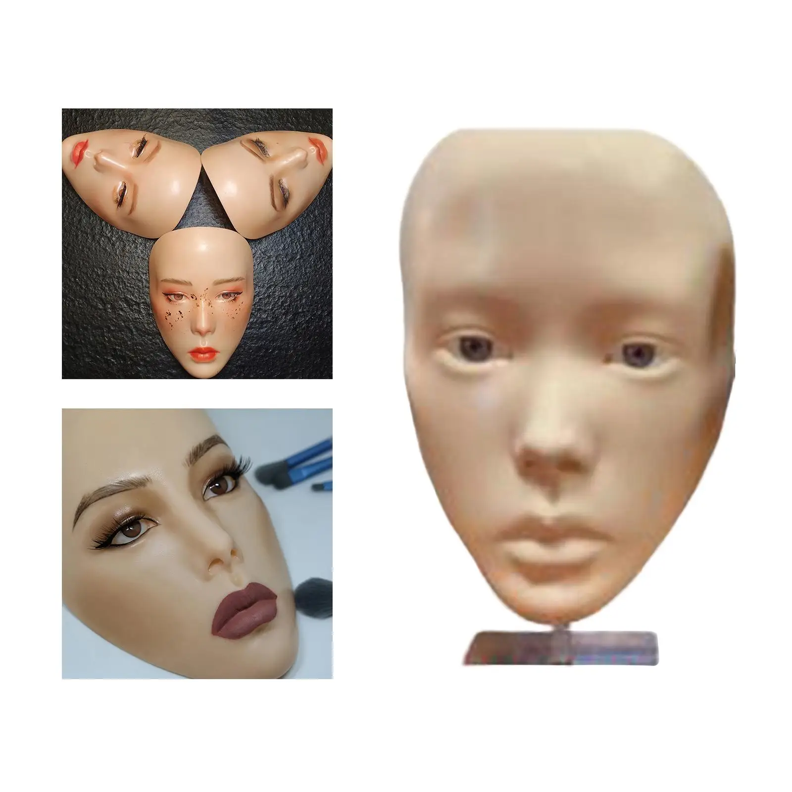 Makeup Practice Face Board Mannequin Training Head Face Eye Lips Make up
Makeup Practice Face Board Mannequin Training Head Face Eye Lips Make up