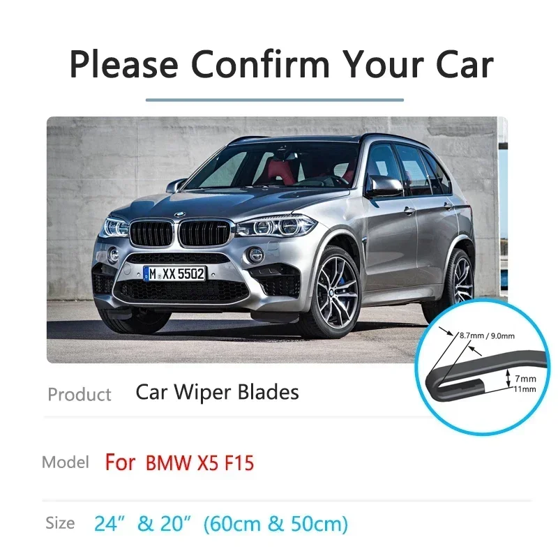For BMW X5 F15 2014 2015 2016 2017 2018 M Cleaning Windshield Windscreen Brushes Accessories Washer 2pcs Car Front Wiper Blades
For BMW X5 F15 2014 2015 2016 2017 2018 M Cleaning Windshield Windscreen Brushes Accessories Washer 2pcs Car Front Wiper Blades