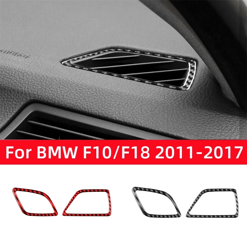 For BMW 5 Series F10 F18 2011-2017 Accessories Carbon Fiber Interior Car Air Outlet of Dashboard Decor Frame Trim Cover Stickers
For BMW 5 Series F10 F18 2011-2017 Accessories Carbon Fiber Interior Car Air Outlet of Dashboard Decor Frame Trim Cover Stickers