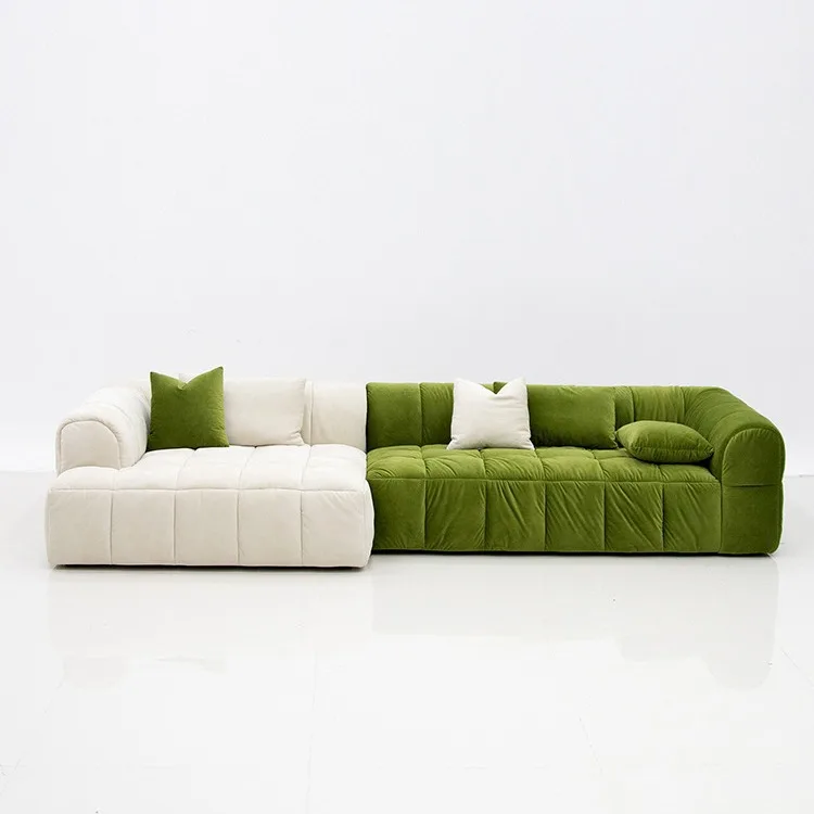 DSA color matching double-sided fabric sofa living room small apartment simple retro pull buckle corner matte fleece combination
DSA color matching double-sided fabric sofa living room small apartment simple retro pull buckle corner matte fleece combination