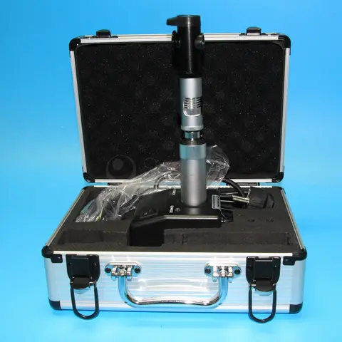 Lampadina alogena da tavolo con retinoscopio a striscia ricaricabile YZ24B | caricabatterie Set diagnostico per retinoscopia YZ24B