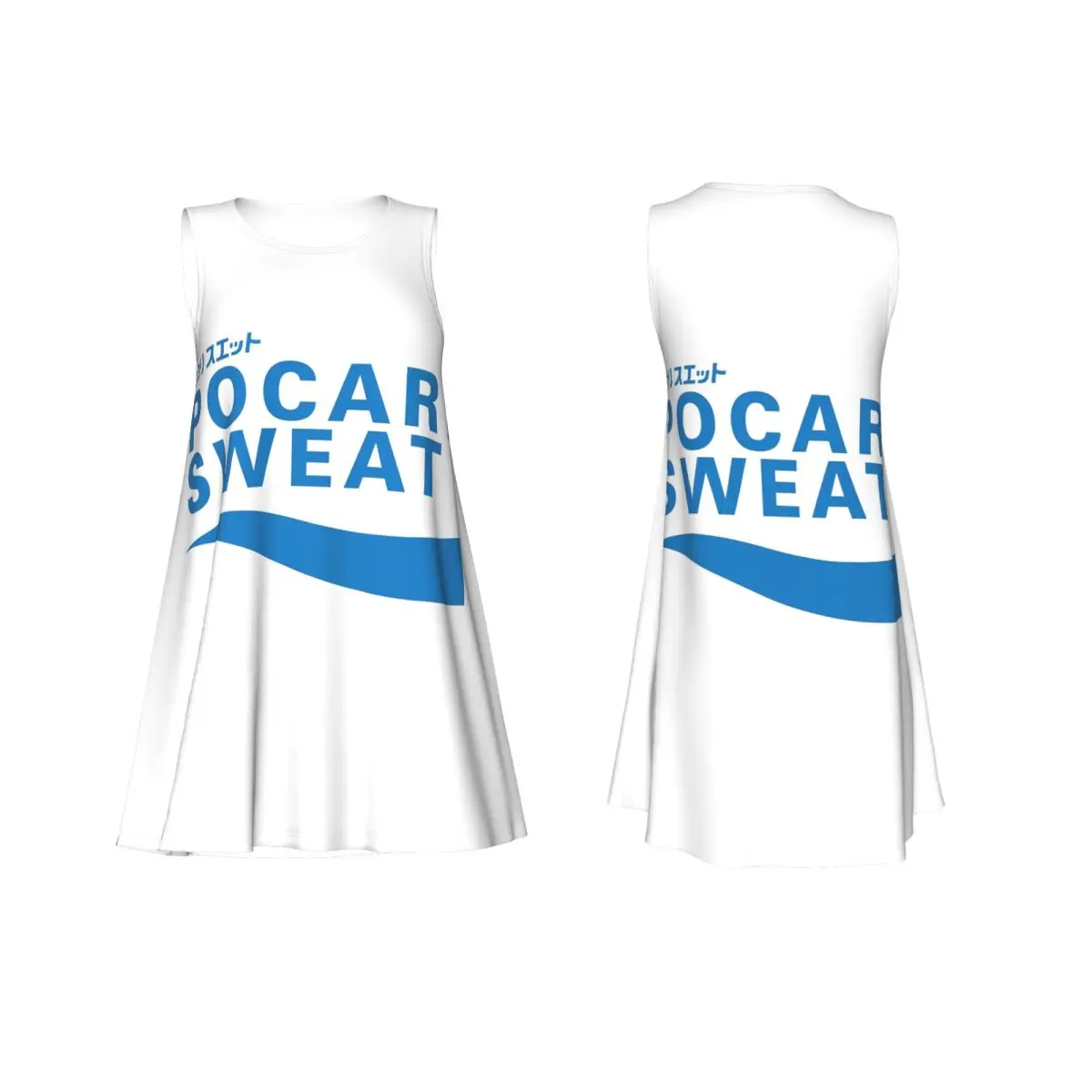 POCARI SWEAT Blue Summer Women's Short Sleeve Dress Casual Sleeveless Round Neck Loose Dresses Street Robe
POCARI SWEAT Blue Summer Women's Short Sleeve Dress Casual Sleeveless Round Neck Loose Dresses Street Robe