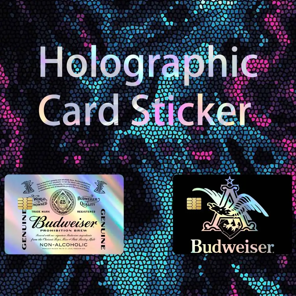 Bud Beers Cool Logo Laser Holographic No Fade Credit Bank Debit Card Skin Sticker Film
Bud Beers Cool Logo Laser Holographic No Fade Credit Bank Debit Card Skin Sticker Film