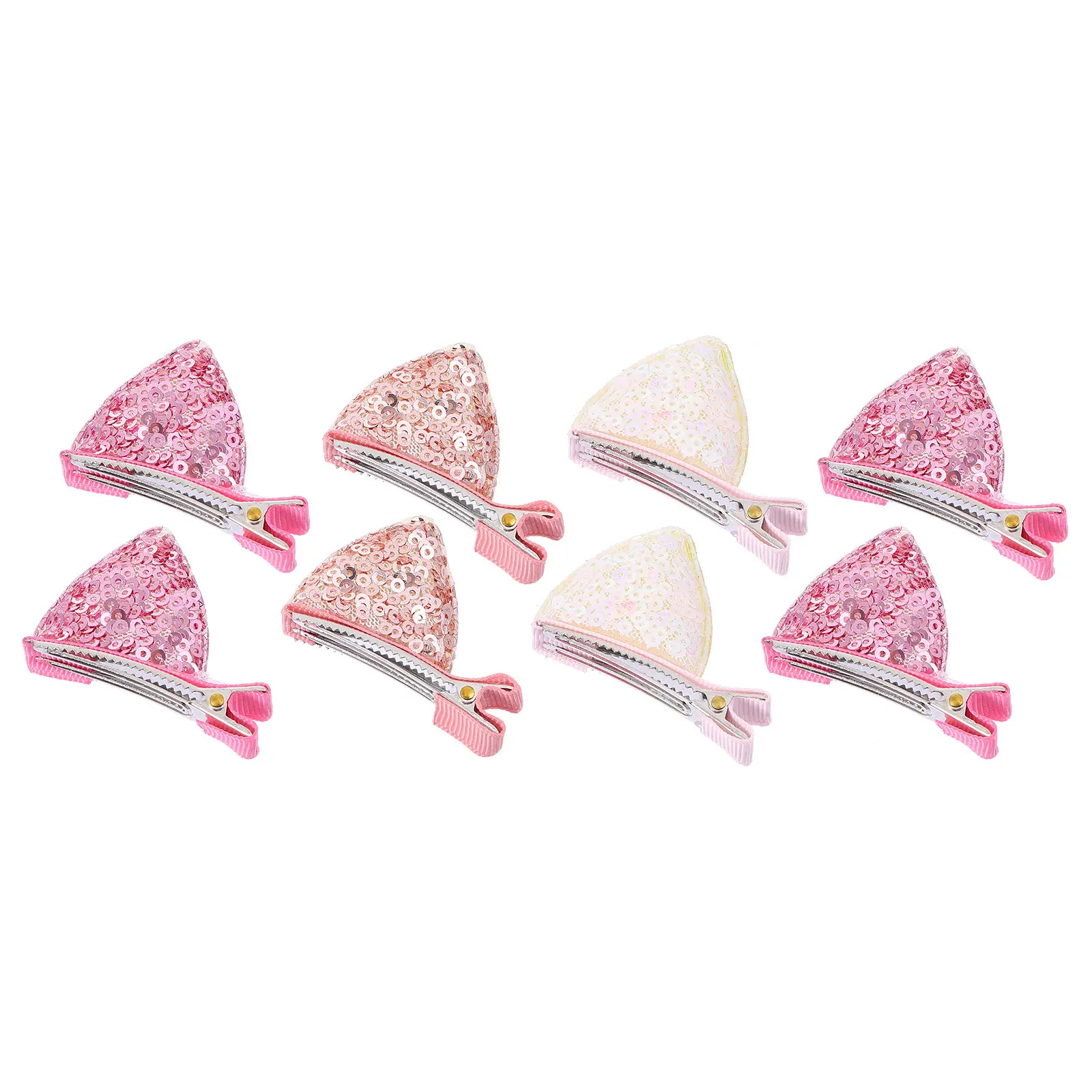 8Pcs Sparkling Sequins Cat Ear Hair Clips Barrette Hairpin Soft Comfortable for Women Gift Idea Glitter Kitten Ear
8Pcs Sparkling Sequins Cat Ear Hair Clips Barrette Hairpin Soft Comfortable for Women Gift Idea Glitter Kitten Ear
