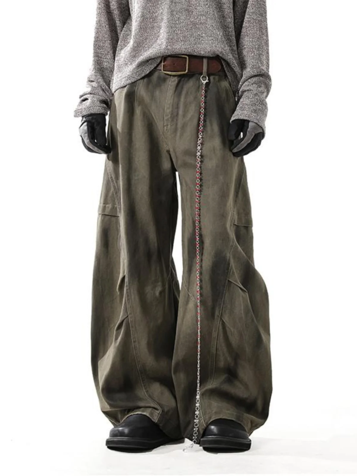 Retro American Waed Knife Workwear Pants Men's Loose Straight Leg Casual Jeans Long Trousers Youthful Spring Autumn
Retro American Waed Knife Workwear Pants Men's Loose Straight Leg Casual Jeans Long Trousers Youthful Spring Autumn