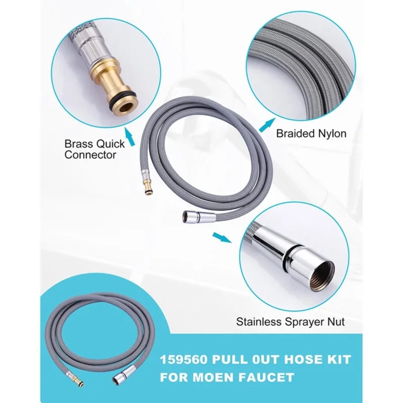 A25F-2 Pcs 150259 Pull Down Hoses For Moen Kitchen Faucet, Replacement Part Number 187108/150259/159560, Kitchen
A25F-2 Pcs 150259 Pull Down Hoses For Moen Kitchen Faucet, Replacement Part Number 187108/150259/159560, Kitchen