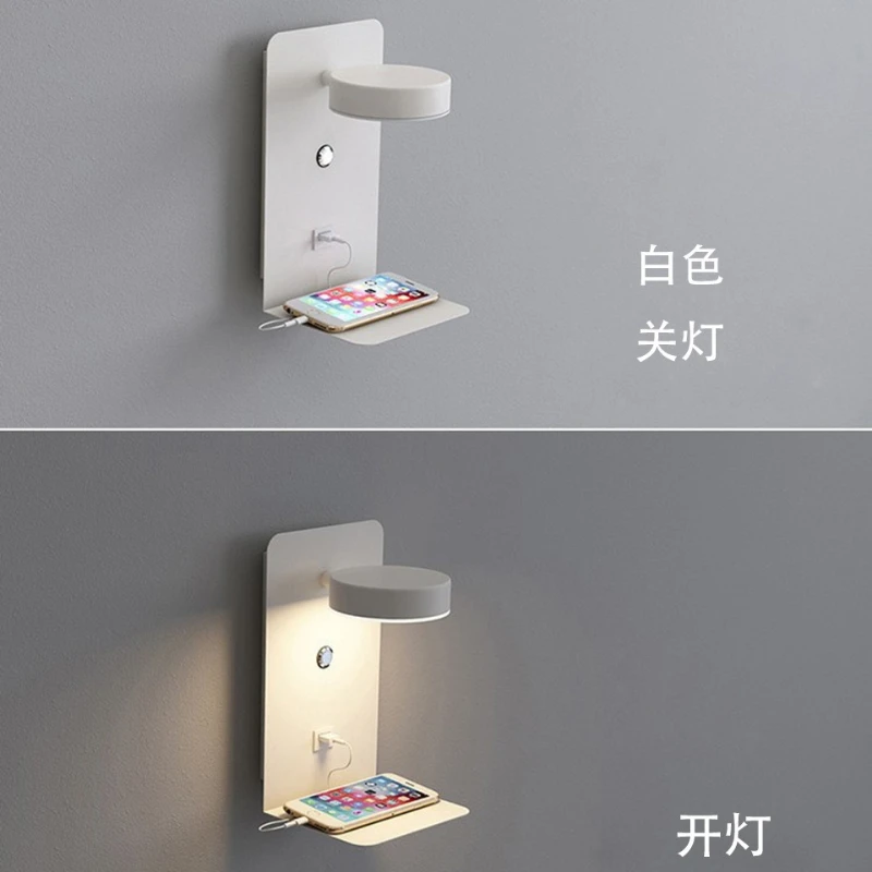 LED Wall Light with USB Charger, 3-Color Adjustable Bedside Lamp, Modern Plug-in Sconce for Bedroom Decor 
LED Wall Light with USB Charger, 3-Color Adjustable Bedside Lamp, Modern Plug-in Sconce for Bedroom Decor