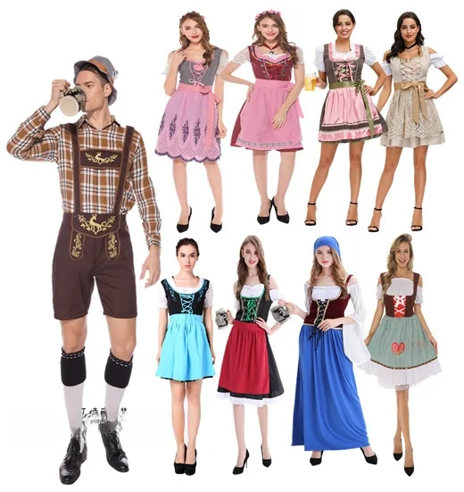 Beer Festival loween Bavarian Maidsuit Cosplay Performance Costume Women's Servant Outfit Dingdong orm Polyester
Beer Festival loween Bavarian Maidsuit Cosplay Performance Costume Women's Servant Outfit Dingdong orm Polyester