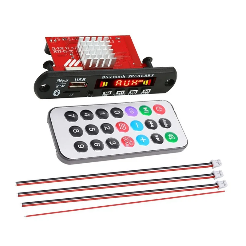 AAM-2X60W Amplifier Bluetooth 5.0 MP3 Decoder Board Handsfree 12V Wireless Music Player Audio Modul USB TF AUX FM Radio
AAM-2X60W Amplifier Bluetooth 5.0 MP3 Decoder Board Handsfree 12V Wireless Music Player Audio Modul USB TF AUX FM Radio