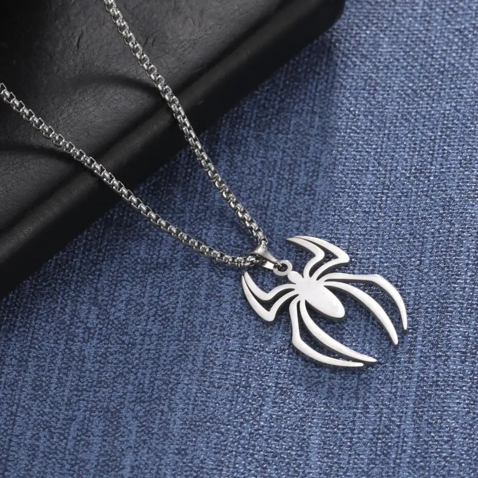 1PC Stainless Steel High Quality Spider Pendant Necklace For Women Men Choker Jewelry Gifts Dropshipping F1495
1PC Stainless Steel High Quality Spider Pendant Necklace For Women Men Choker Jewelry Gifts Dropshipping F1495