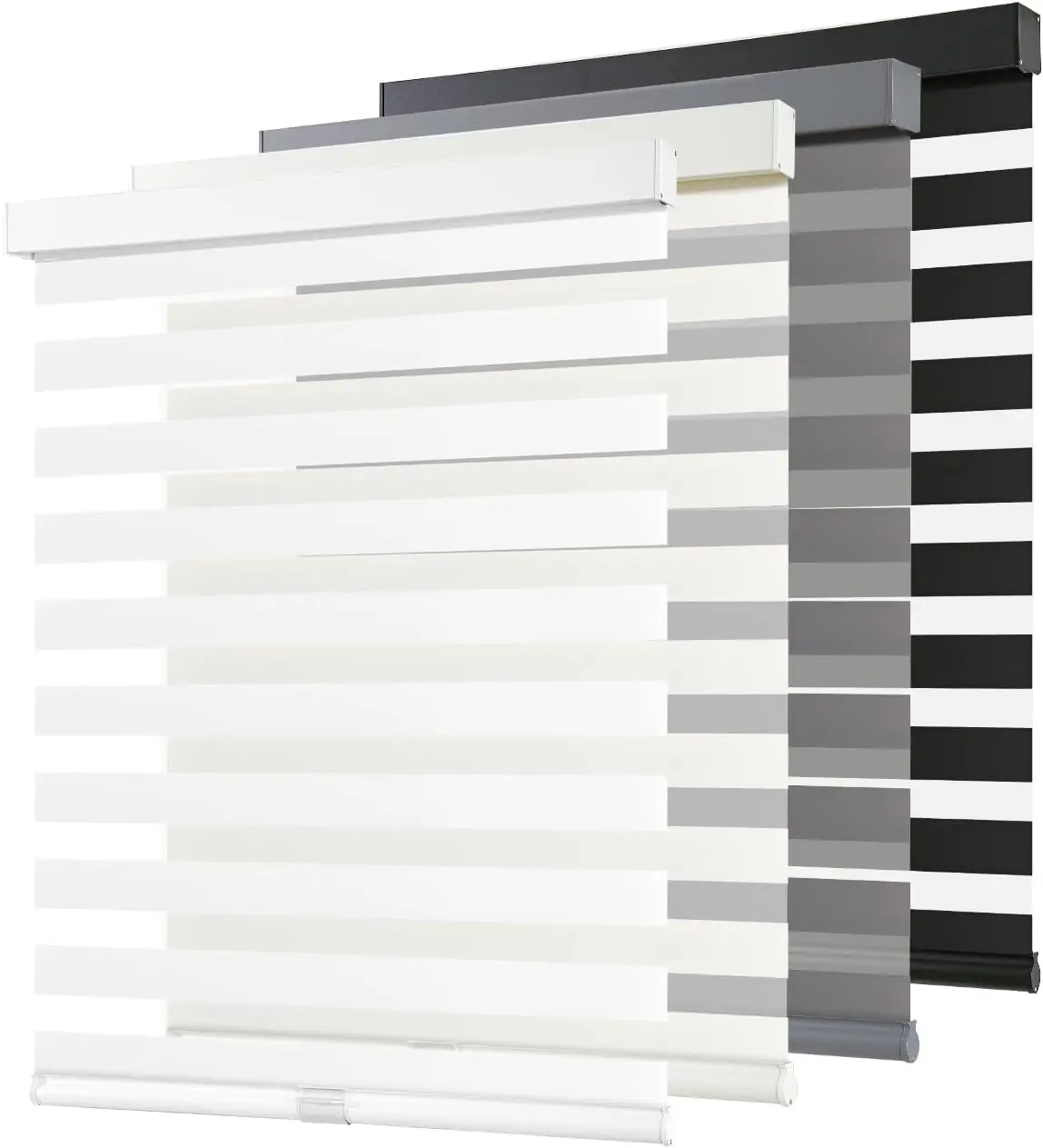 Cordless Zebra Blinds for Windows, Dual Layer Light Filtering Roller Shades with Free-Stop System, Easy Install, 34"W x 72"H
Cordless Zebra Blinds for Windows, Dual Layer Light Filtering Roller Shades with Free-Stop System, Easy Install, 34"W x 72"H