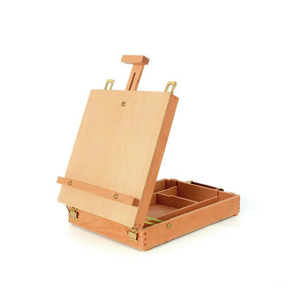 Wood Easel Adjustable Sketch Box French Design Portable Painting Storage for Outdoor Artists Table Easel
Wood Easel Adjustable Sketch Box French Design Portable Painting Storage for Outdoor Artists Table Easel