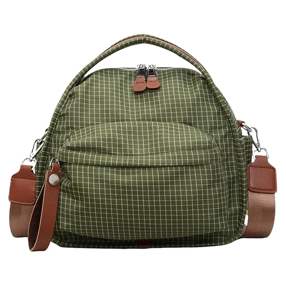 Solid Color Nylon Crossbody Bag for Women Soft Handbag with Top Handle Casual Shoulder Bag Elegant Square Purse
Solid Color Nylon Crossbody Bag for Women Soft Handbag with Top Handle Casual Shoulder Bag Elegant Square Purse