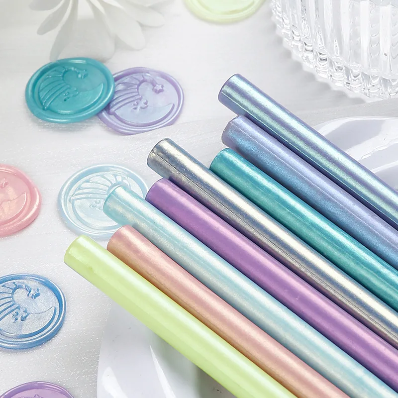 5Pcs/Set Shiny Wax Sealing Stick DIY Round Wax Stick For Wedding Postage Letter Vintage Column Wax Seal Stamp
5Pcs/Set Shiny Wax Sealing Stick DIY Round Wax Stick For Wedding Postage Letter Vintage Column Wax Seal Stamp