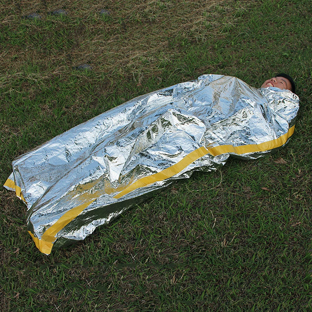 Survival Sleeping Bag Portable Lightweight Foil Emergency Blanket for Trekking Mountaineering Running Skiing Reusable Thermal
Survival Sleeping Bag Portable Lightweight Foil Emergency Blanket for Trekking Mountaineering Running Skiing Reusable Thermal