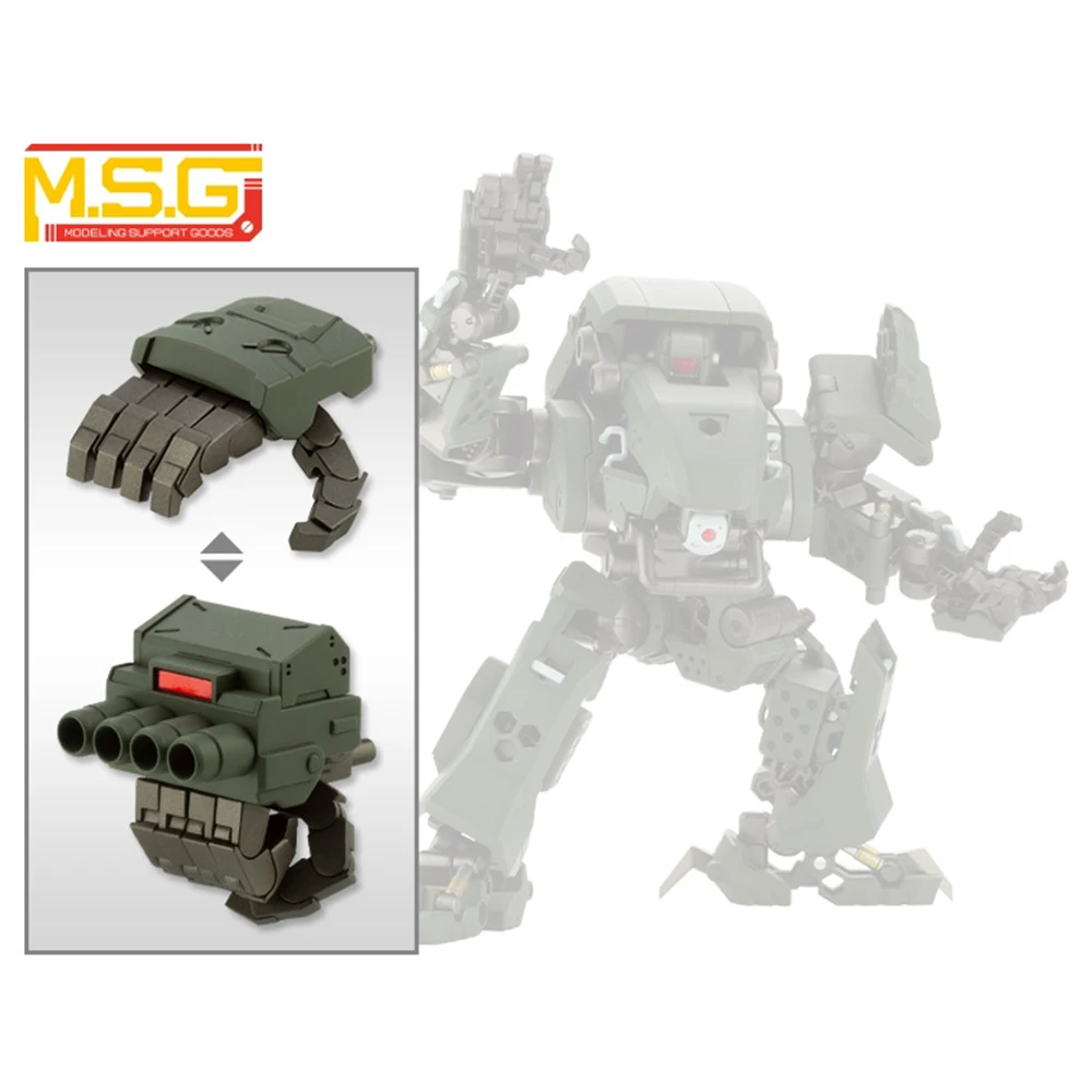 Kotobukiya MH28 MSG Mecha Replacement Hand Type A Green Accessory Assembled Model
Kotobukiya MH28 MSG Mecha Replacement Hand Type A Green Accessory Assembled Model